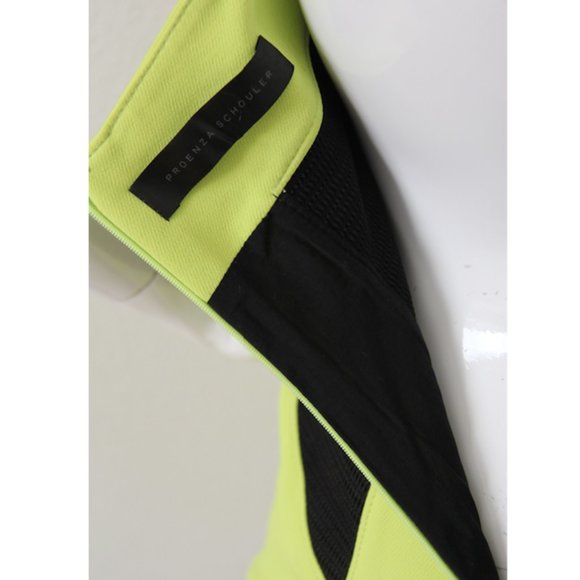 Proenza Schouler Button Front Zebra Contrast Sheath Dress - Picture 5 of 5